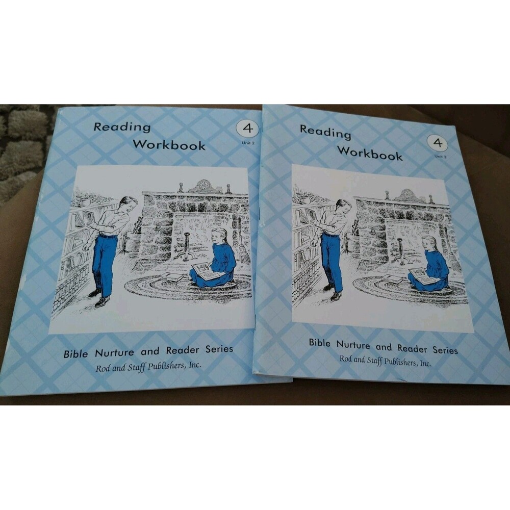 Reading Workbook Grade 4 Unit 2 & 3 Bible Nurture Rod Staff Publishers